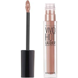 Maybelline New York Color Sensational Vivid Hot Lacquer Lip Gloss, Tease, 0.17 f